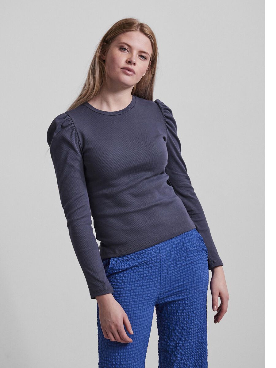 Carousel image - PUF&AElig;RMET LANG&AElig;RMET BLUSE, Ombre Blue | 1