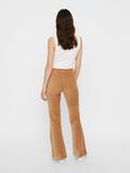 Product image thumbnail - FLUWELEN FLARED BROEK, Tannin | 2