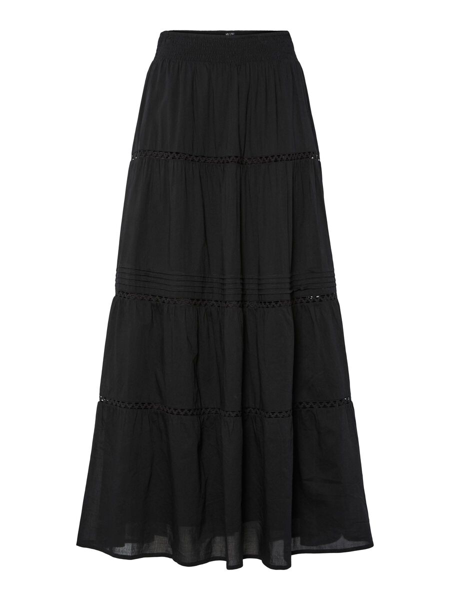Pieces PCASTRID MAXI SKIRT, Black, highres - 17161779_Black_001.jpg