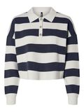 Pieces PCJASSY KNITTED POLO SHIRT, Maritime Blue, highres - 17160422_MaritimeBlue_1215322_001.jpg
