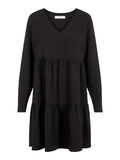 Pieces V-HALS VID KJOLE, Black, highres - 17106280_Black_001.jpg