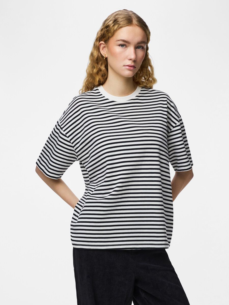 Product carousel image - PCSADIE 2/4 T-SHIRT, Cloud Dancer | 1