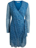 Pieces PRINTED WRAP DRESS, French Blue, highres - 17089876_FrenchBlue_628132_001.jpg