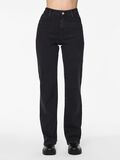 Pieces PCKELLY HW STRAIGHT FIT-JEANS, Black, highres - 17147294_Black_003.jpg