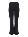 Pieces STRETCHY FLARED BROEK, Black, highres - 17113093_Black_001.jpg