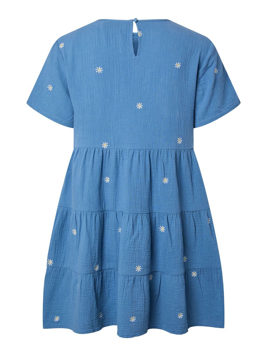 Carousel image - PCSASTINA MUSSELIN MINI DRESS, Riverside | 6