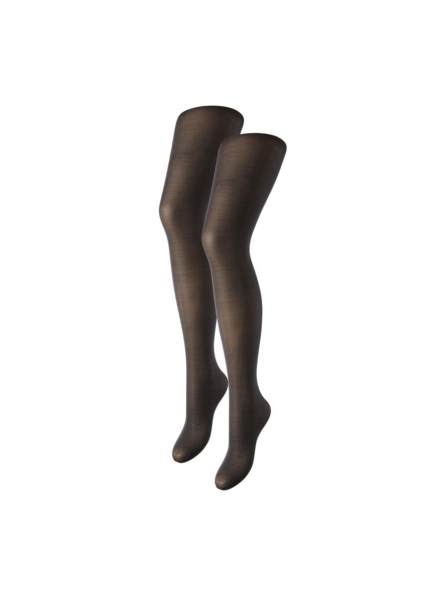 Pieces PCNEW NIKOLINE 2-PACK 20 DEN TIGHTS, Black, highres - 17091936_Black_001.jpg