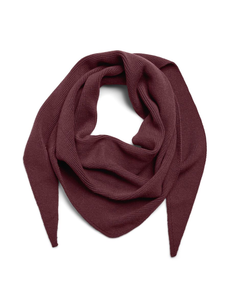 Product carousel image 1 PCKOMMA RIBB STOR TREKANT SKJERF, Tawny Port