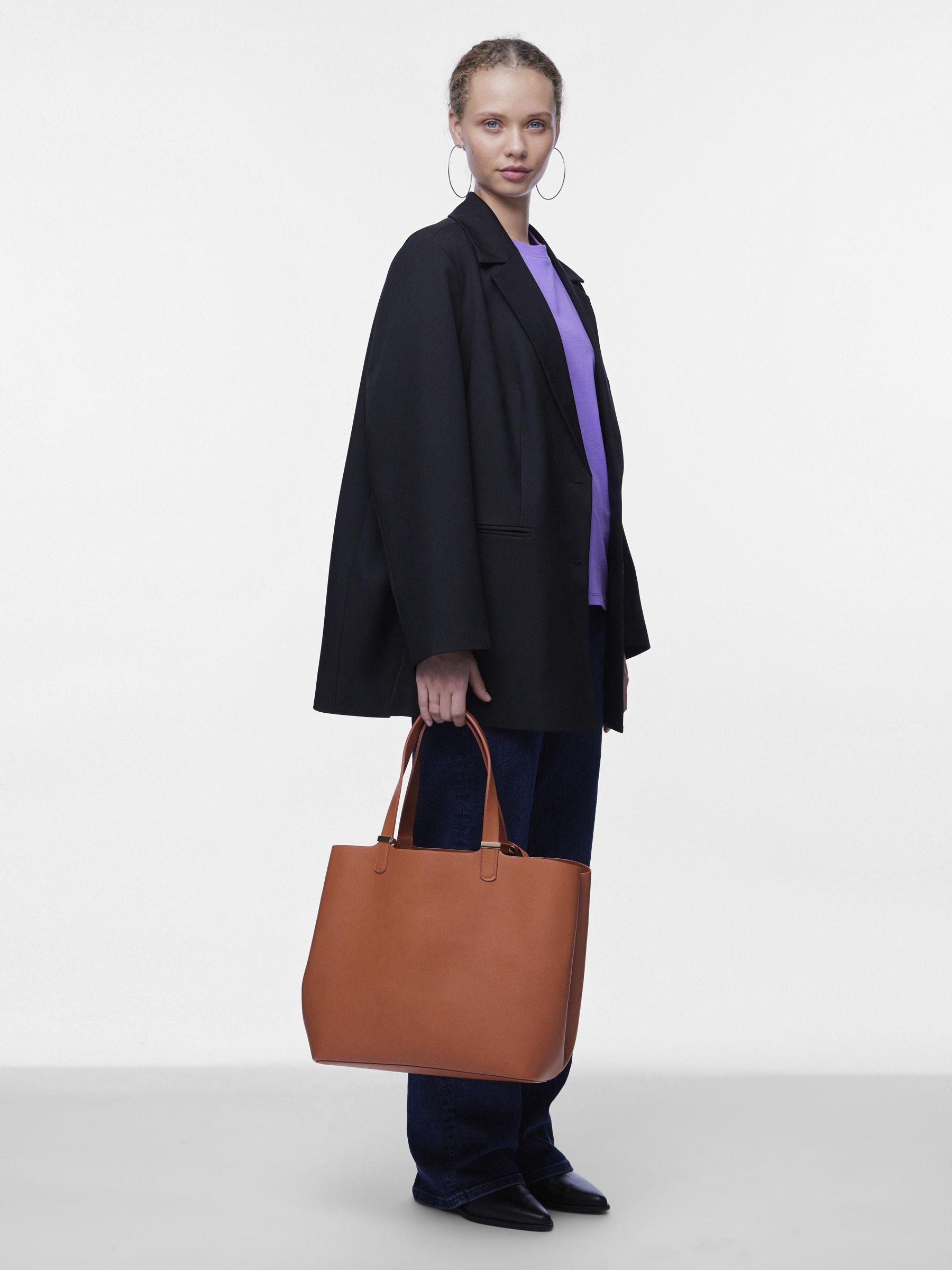 SQUARED SHOPPER SHOULDER BAG