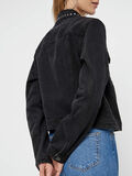 Pieces STUD DETAIL DENIM JACKET, Black, highres - 17099786_Black_719586_007.jpg