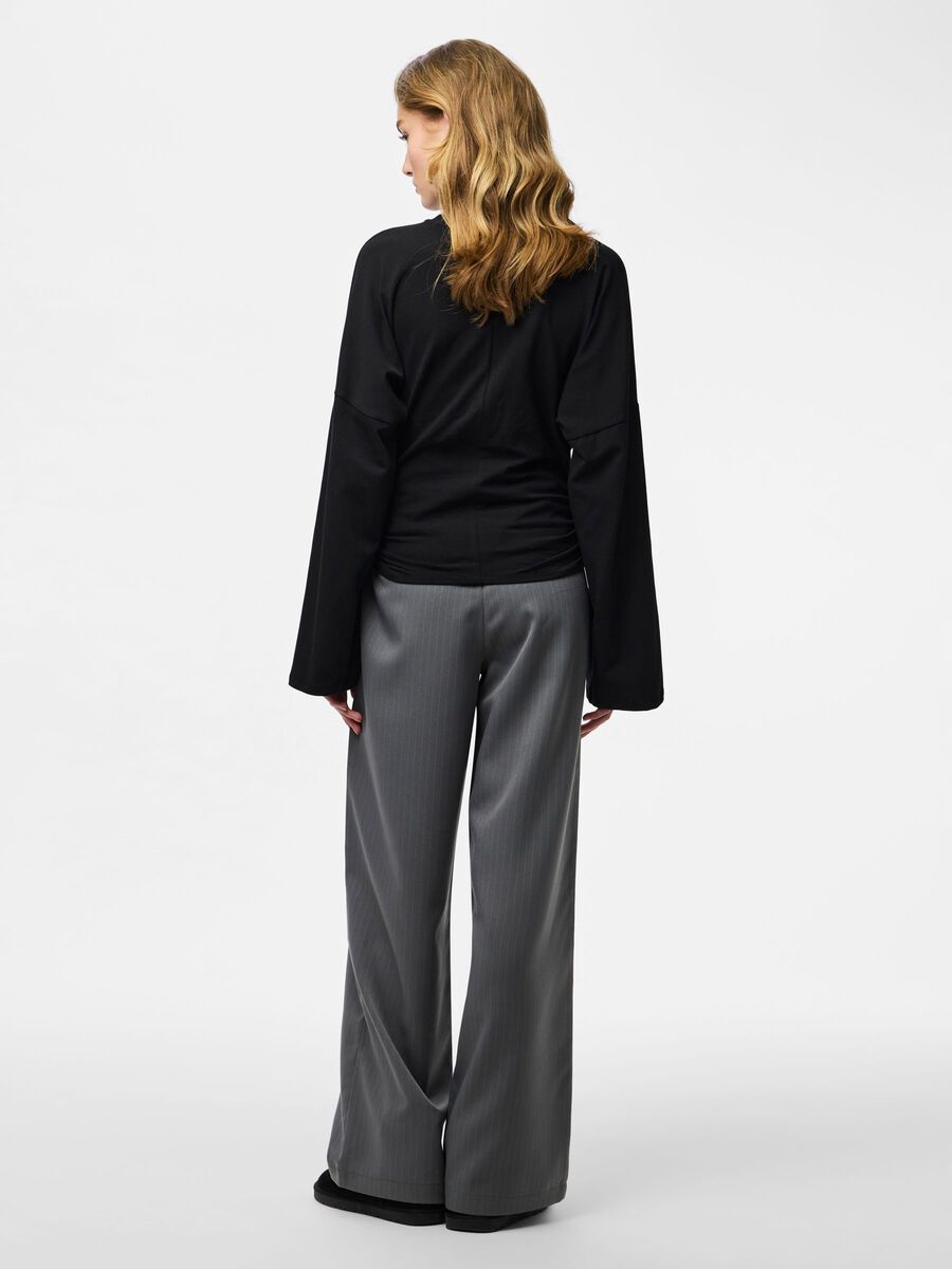 Product carousel image - PCALLI  LONG SLEEVED TOP, Black | 2