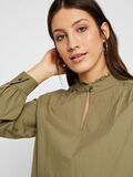 Pieces LOOSE FIT KATOENEN MIDI JURK, Deep Lichen Green, highres - 17106273_DeepLichenGreen_006.jpg