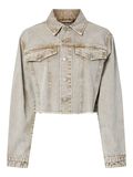 Pieces PCFAY DENIM JACKET, Sandshell, highres - 17158358_Sandshell_001.jpg