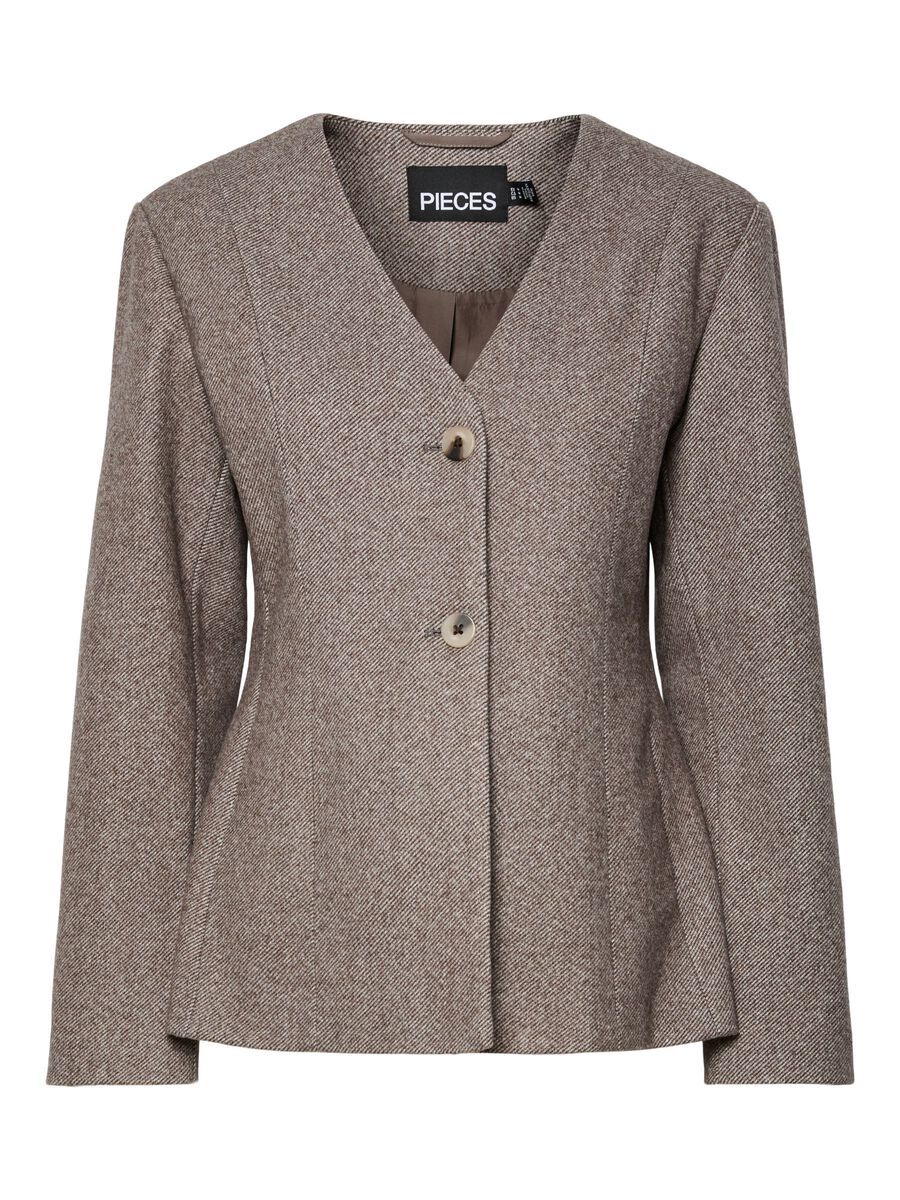Product carousel image - PCRILEY FITTED BLAZER, Hot Fudge | 5