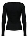 Product image thumbnail 2 PCSOF - COL BATEAU TOP &Agrave; MANCHES LONGUES, Black