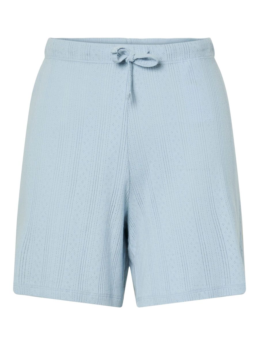 Pieces PCMARIE HW POINTELLE  SHORTS, Cashmere Blue, highres - 17158498_CashmereBlue_001.jpg