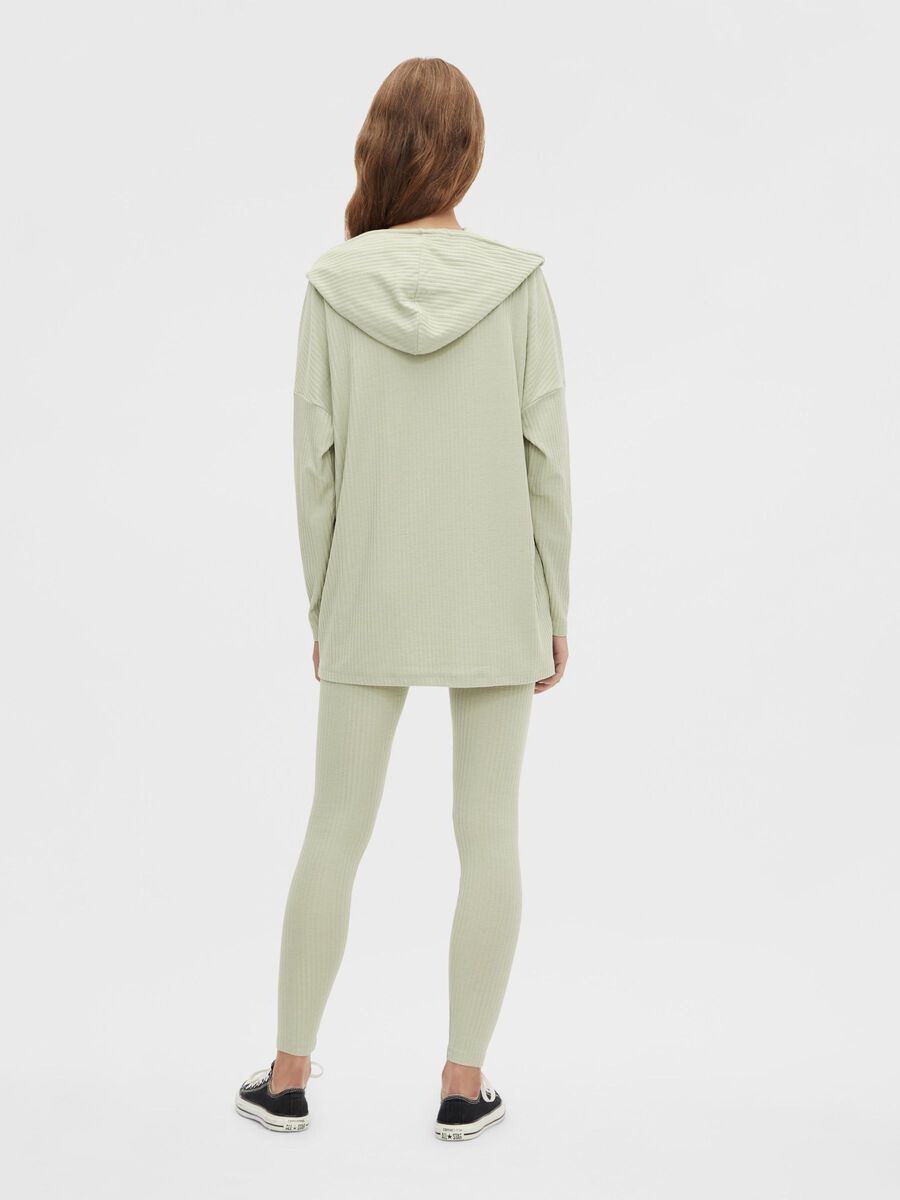 Pieces HIGH-WAIST LEGGING, Aqua Gray, highres - 17117100_AquaGray_004.jpg