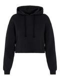 Pieces PCCHILLI CROPPED HOODIE, Black, highres - 17118501_Black_001.jpg