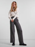 Pieces PCCELIC KNITTED TROUSERS, Medium Grey Melange, highres - 17127278_MediumGreyMelange_005.jpg