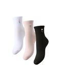 Pieces PCFANDRA - LOT DE 3 PAIRES CHAUSSETTES, Black, highres - 17157626_Black_1182243_001.jpg