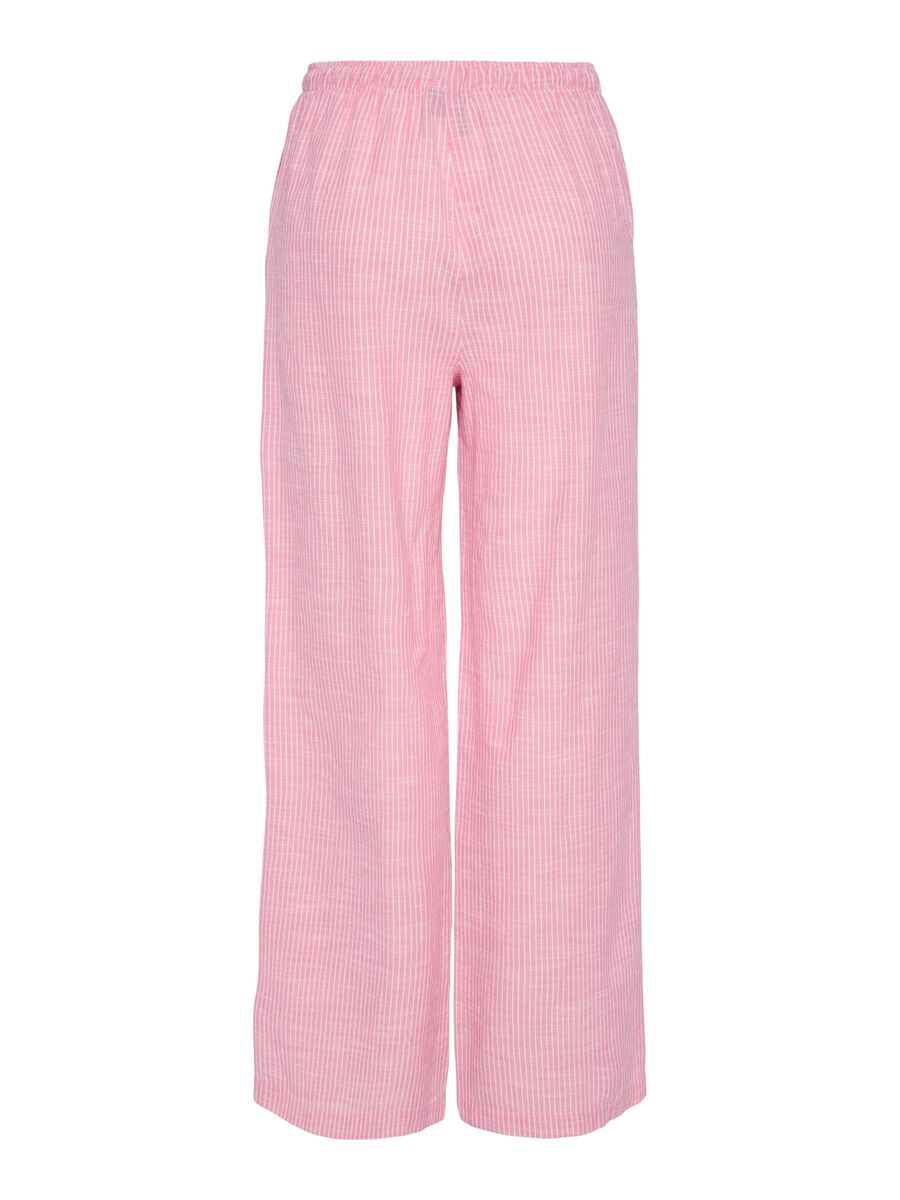 Pieces PCAPIA HW WIDE FIT HOSE AUS LEINENGEMISCH, Pink Lemonade, highres - 17155308_PinkLemonade_1161540_002.jpg