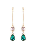 Pieces PIERRES EFFET CRISTAL BOUCLES D'OREILLES GOUTTES, Gold Colour, highres - 17100392_GoldColour_723080_001.jpg