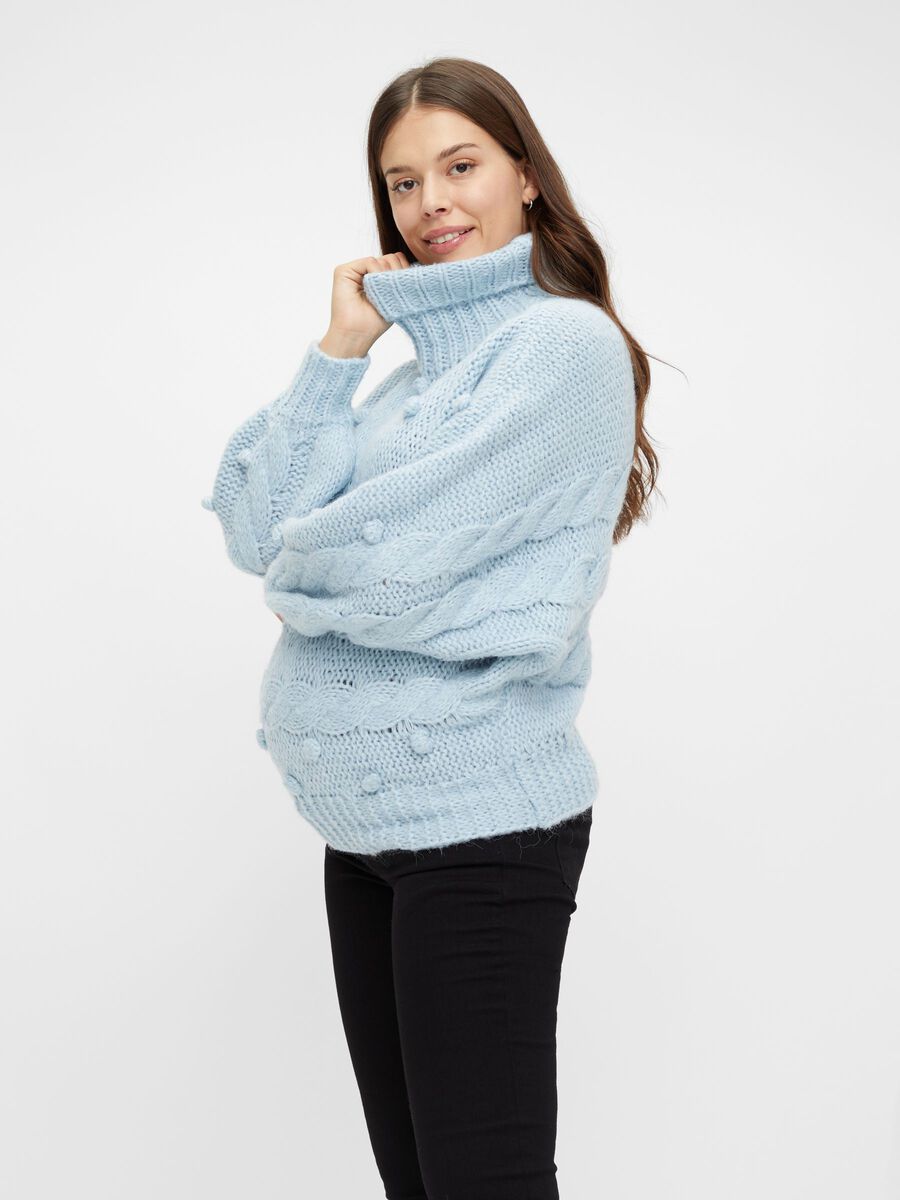 Mama.licious KNITTED MATERNITY-PULLOVER PULLOVER, Cashmere Blue, highres - 20012675_CashmereBlue_003.jpg