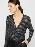 Pieces WRAP-FRONT SEQUIN BODYSUIT, Black, highres - 17104199_Black_765779_006.jpg