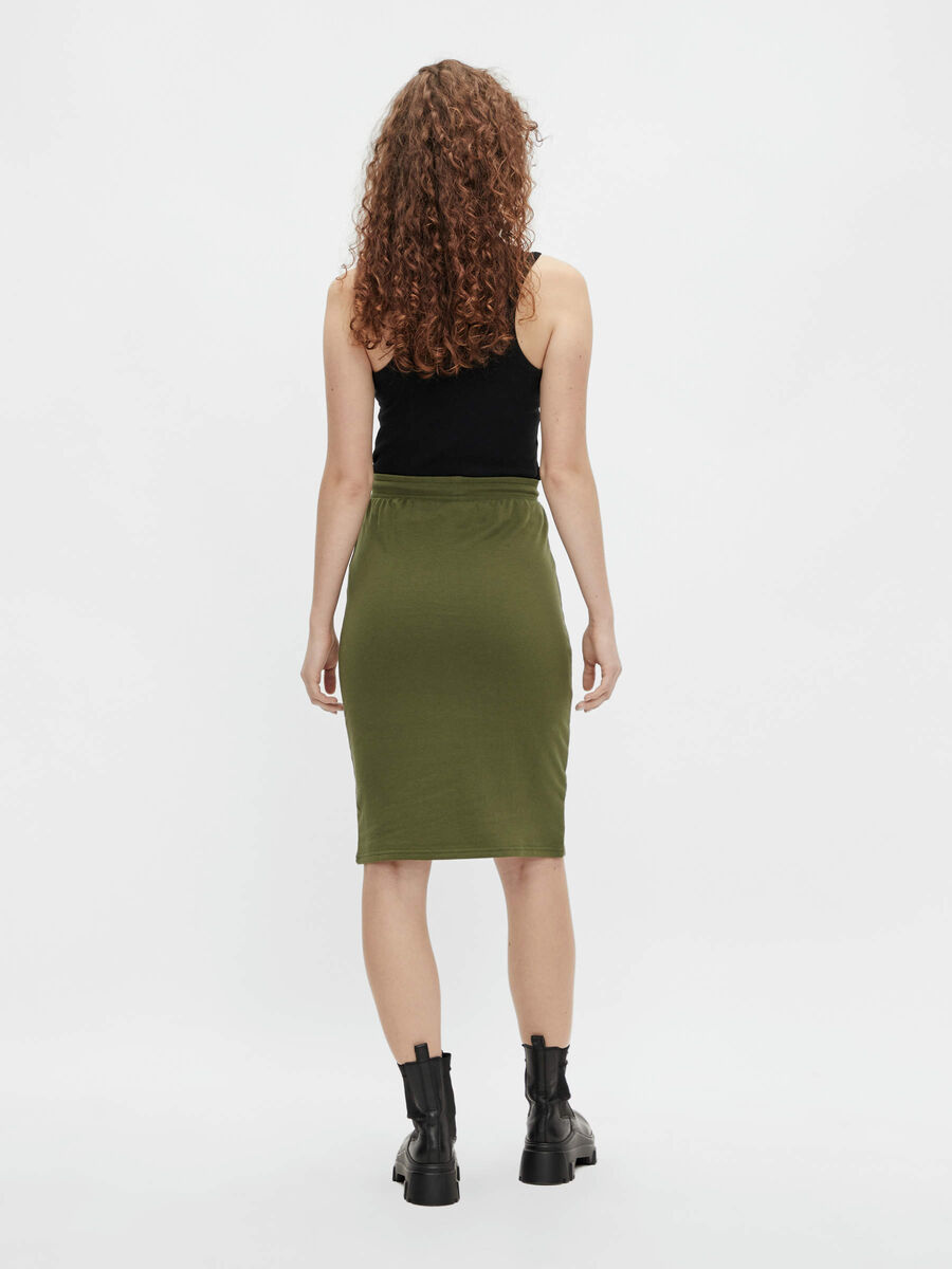 Pieces PCFALON MIDI SKIRT, Winter Moss, highres - 17121725_WinterMoss_004.jpg