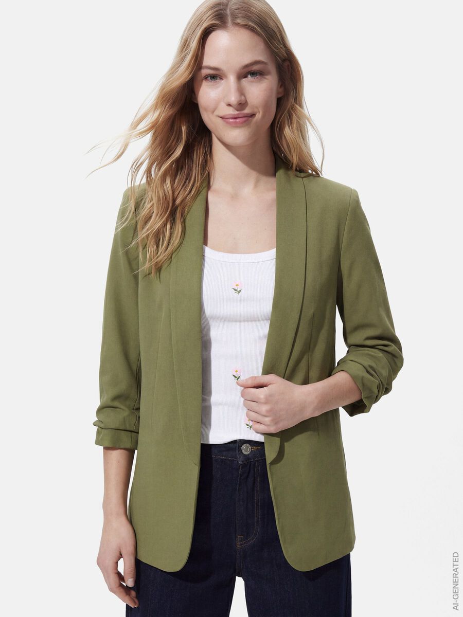 Product carousel image - PCBOSELLA BLAZER, Sphagnum | 1