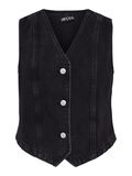 Pieces PCALMA DENIM WAISTCOAT, Dark Grey Denim, highres - 17151309_DarkGreyDenim_001.jpg