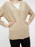Pieces PCFANNA KNITTED CARDIGAN, Pebble, highres - 17115918_Pebble_006.jpg