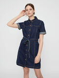 Pieces DENIM  MINI SHIRT DRESS, Dark Blue Denim, highres - 17096783_DarkBlueDenim_003.jpg