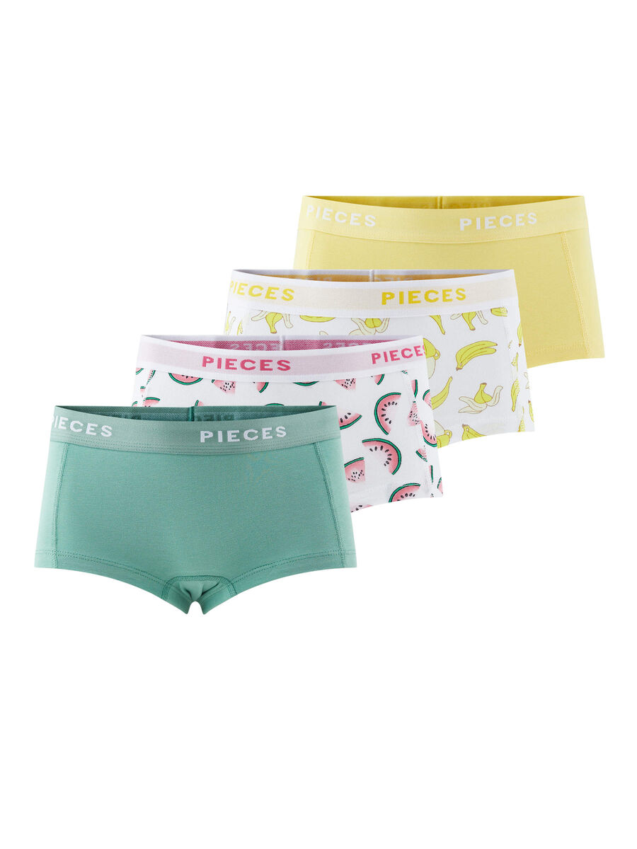 Pieces 4-PACK BOXER SHORTS, Bright White, highres - 17103912_BrightWhite_764034_001.jpg