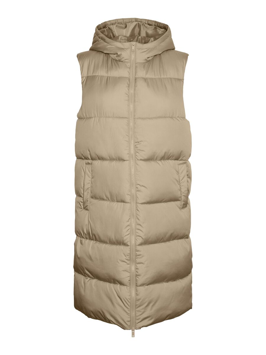 Pieces PCBEE PADDED GILET, Silver Mink, highres - 17117414_SilverMink_001.jpg