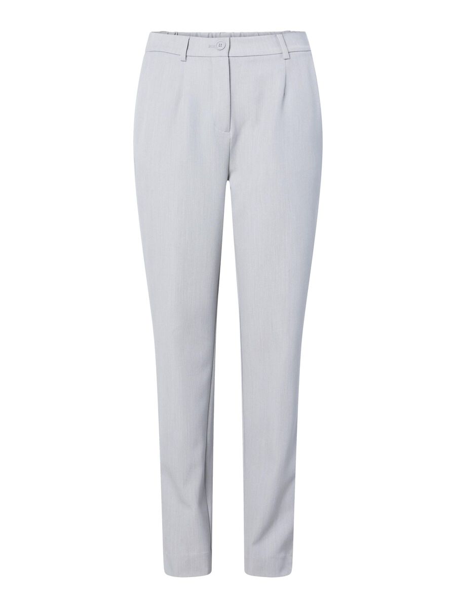 Pieces PCKAMIL ANKLE TROUSERS, Light Grey Melange, highres - 17155334_LightGreyMelange_001.jpg