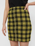 Pieces CHECK PATTERNED SKIRT, Ceylon Yellow, highres - 17096274_CeylonYellow_686592_006.jpg