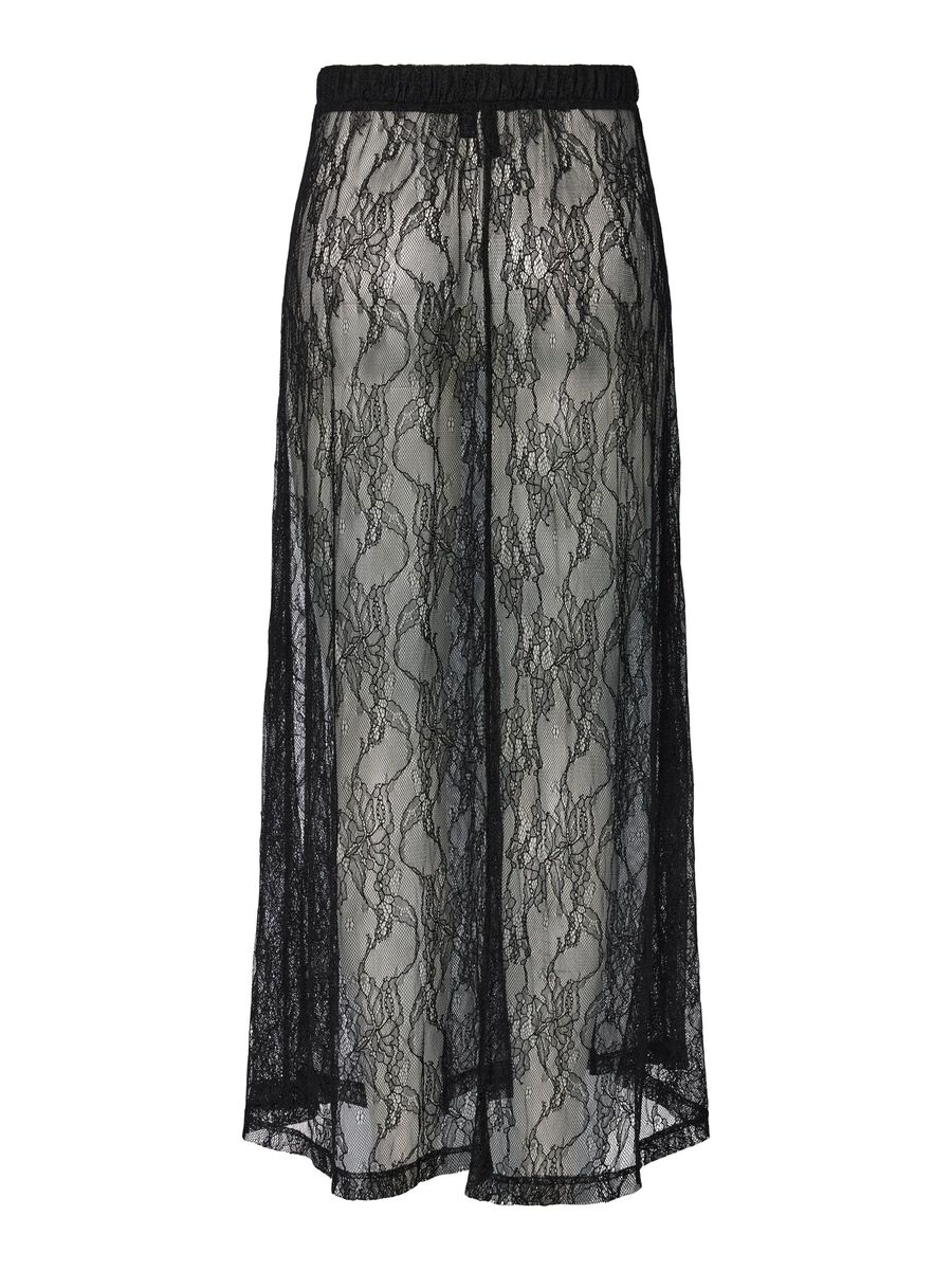 Pieces PCFRILLE MIDI SKIRT, Black, highres - 17163978_Black_002.jpg
