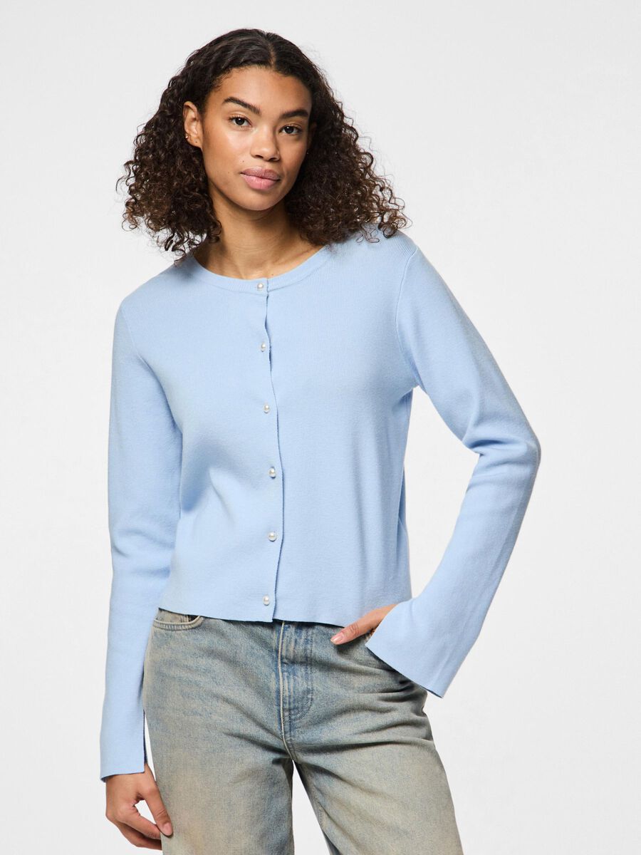 Pieces PCMULINDA CARDIGAN EN MAILLE, Cashmere Blue, highres - 17160492_CashmereBlue_003.jpg