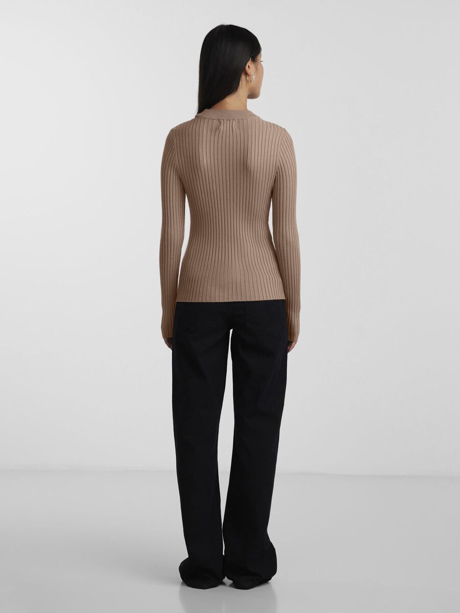 Pieces PCCRISTA PULLOVER, Fossil, highres - 17115047_Fossil_004.jpg