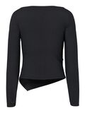 Product image thumbnail 2 PCSIRENE ASYMMETRISK L&Aring;NG&Auml;RMAD TOPP, Black