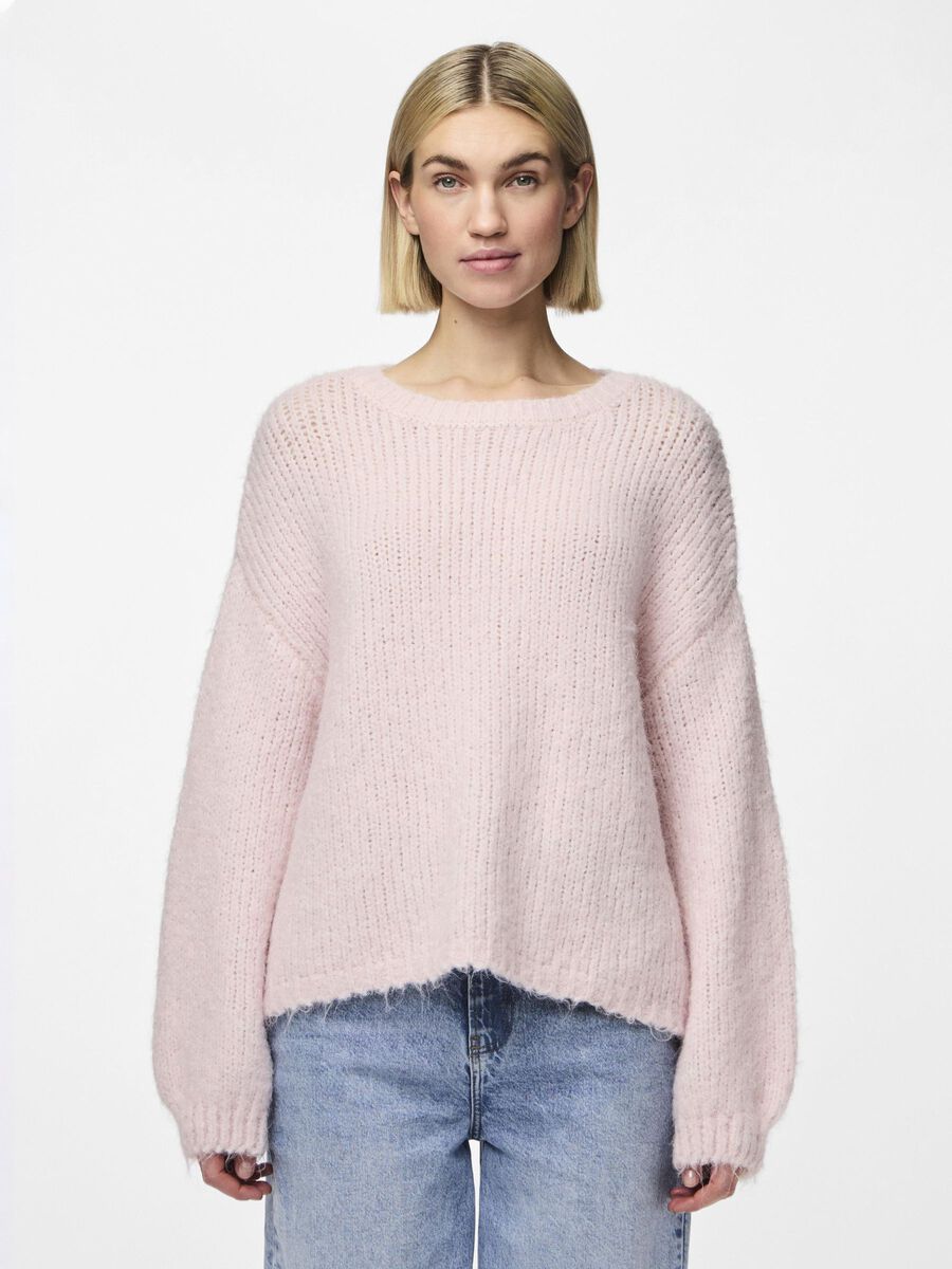 Pieces PCOLLI  KNITTED JUMPER, Pink-A-Boo, highres - 17157783_PinkABoo_003.jpg