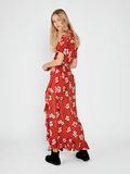 Pieces LONG FLORAL WRAP DRESS, Rust, highres - 17097659_Rust_700033_004.jpg