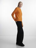 Pieces PCJULIANA KNITTED PULLOVER, Persimmon Orange, highres - 17126277_PersimmonOrange_005.jpg