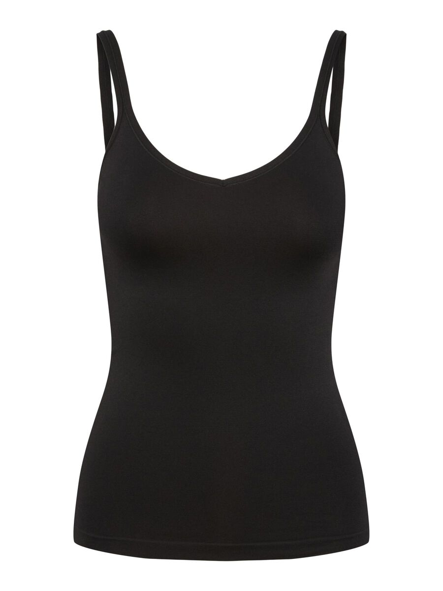 Pieces PCPLAIN NYLON UNDERSHIRT, Black, highres - 17043599_Black_001.jpg