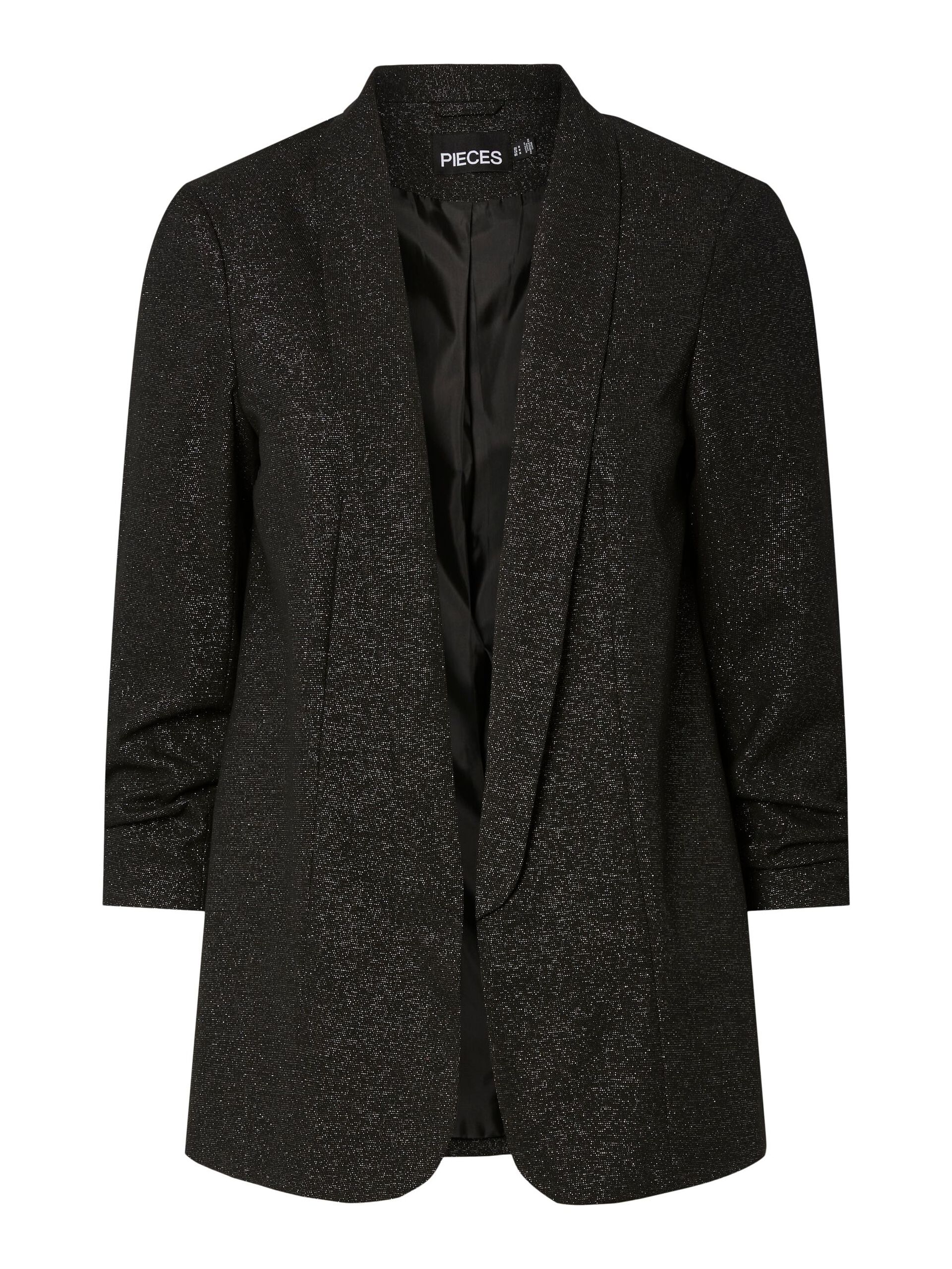 Carousel image - PCBOSELLA GLITTER BLAZER, Black | 6