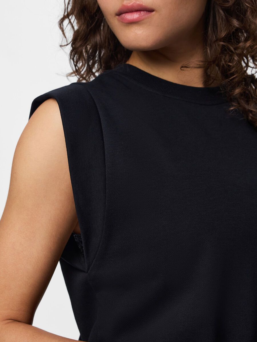 Carousel image - PCCHILLI ZOMER TOP, Black | 4