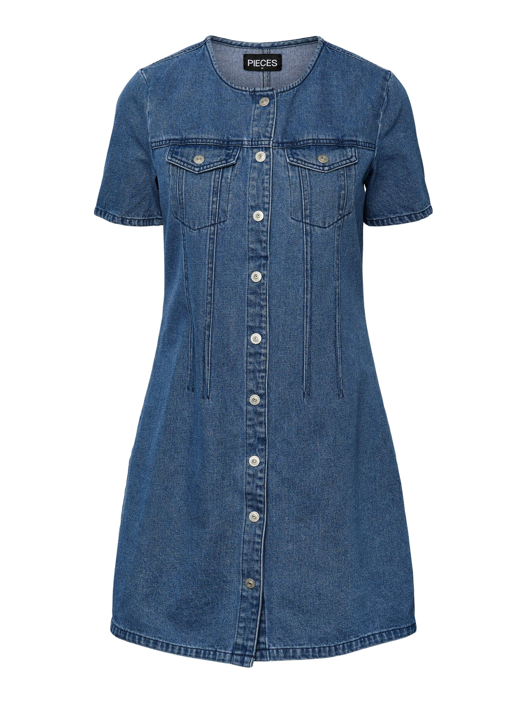 PCTARA DENIMKJOLE Bl PIECES Danmark