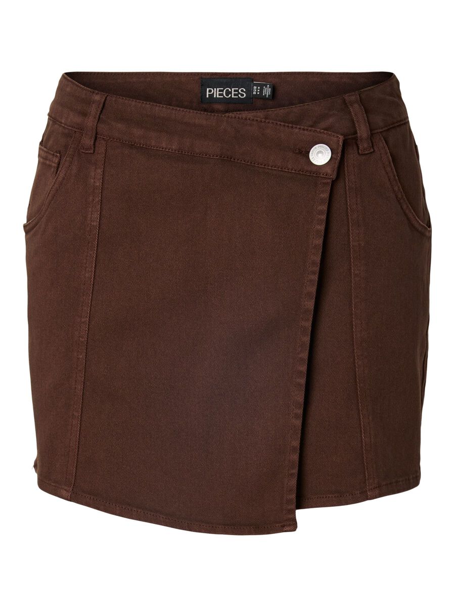 Carousel image - PCSALUME MW DENIM SKORT, Chicory Coffee | 5
