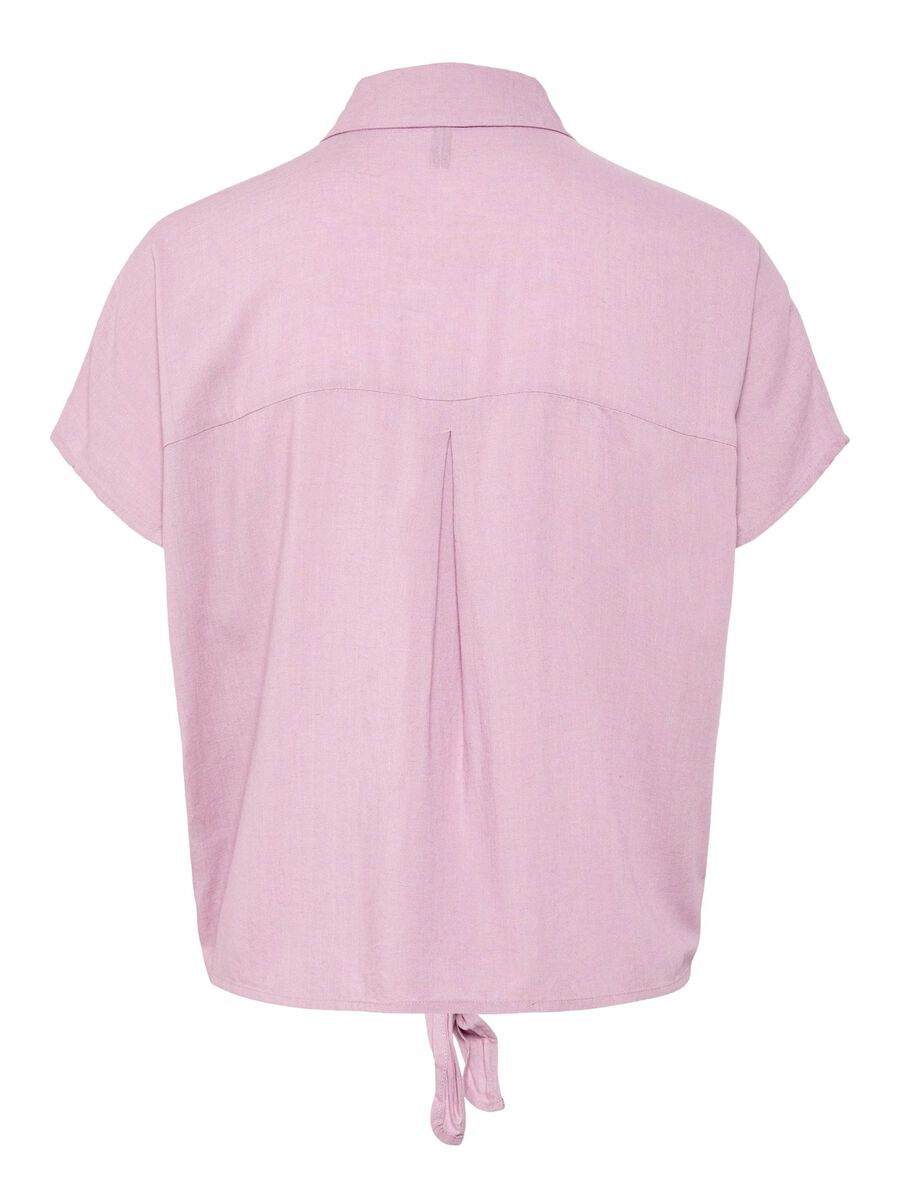 Pieces PCPIA SHORT SLEEVED SHIRT, Dawn Pink, highres - 17154736_DawnPink_002.jpg